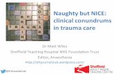 Naughty but NICE: clinical conundrums in trauma care but NICE: clinical conundrums in trauma care ... and case series ... Study Method Grade 1 Grade II Grade III Grade IV