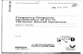 Frequency-Response Identification of XV-15 Tilt … NASA Technical Memorandum 89428 USAAVSCOM Technical Memorandum 87-A-2 I ~~a FILE CP Frequency-Response Identification of XV-15 Tilt-Rotor