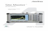 Site Master S810D and S820D Transmission Line and … ·  · 2013-09-25WARRANTY The Anritsu product(s) listed on the title page is (are) warranted against defects in materials and