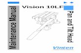 contents Vision 10lf - Vinten | Camera Tripods, Heads · 4 Contents Previous Page First Page Next Page Previous View Notes to readers This is the on-line version of ‘Vision 10LF