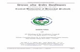 CENTRAL UNIVERSITY OF HIMACHAL PRADESH 8th Meeting of the Academic Council of ... Central University of Himachal Pradesh ... The Academic Council considered and recommended to the
