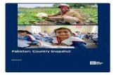 Pakistan: Country Snapshot - World Banksiteresources.worldbank.org/.../Pakistan-Country-Snapshot...2014.pdf · Pakistan: Country Snapshot March 2014 . 1 ... increasing the policy