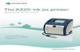 The A320i ink jet printer - iproweb.fr - AU SOL/DOMINO - A320i/DATA.pdfThe A320i ink jet printer ... Domino’s commitment and investment in sound environmental practices means we