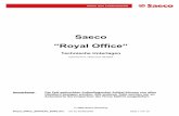 Saeco “Royal Office“ - kaffeeexpress24.de Royal Office/royal... · Royal_Office_SUP015V_ED02.doc ED 02 30/09/2002 Seite 1 von 10 Anmerkung: Die Fett gedruckten Außenliegenden