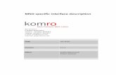 MSO specific interface description - sternkom.de · 1.1 DOCSIS (ANGA Template) ... The interface specification for the passive network termination point, the access to the DOCSIS