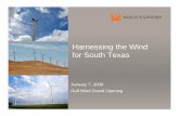Harnessing the Wind for South Texas - mySanAntonio.comblog.mysanantonio.com/environment/files/legacy/2009-0107-GulfWind... · Crescent Ridge Operational ... On Peak Super Peak On
