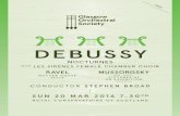 DEBUSSY - gos.org.uk · a continuous score for a ballet, ... the sound of the gamelan and Ravel’s love of ... the Piano Concerto for the Left Hand).