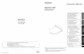Instruction Manual Washlet E200 - Home - TotoUSA.com · Thank you for your recent purchase of the TOTO Washlet. Please read the enclosed information to ensure the safe use of ...