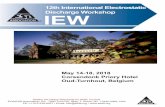 12th International Electrostatic Discharge Workshop IEW International Electrostatic Discharge Workshop May 14-18, 2018 Corsendonk Priory Hotel Oud-Turnhout, Belgium IEW Setting the