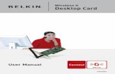 Wireless G Desktop Card - Belkincache- · Wireless G Desktop Card. ... Configuring your Belkin Wireless G Desktop Card to use Security ... that display the 54g logo