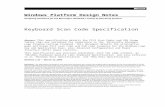 Keyboard Scan Code Specification · Web viewMICROSOFT MAKES NO WARRANTIES, EXPRESS OR IMPLIED, IN THIS DOCUMENT. Microsoft Corporation may have patents or pending patent applications,