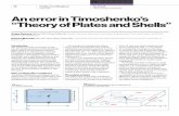 An error in Timoshenko’s “Theory of Plates and Shells” · 36 TheStructuralEngineer Technical June 2016 Theory of Plates and Shells Angus Ramsay MEng, PhD, CEng, FIMechE, Owner,