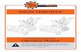 SNOW THROWER - Outdoor Power Equipment at Power ... THROWER This safety alert symbol identifies important safety messages in this manual. Failure to follow this important safety information