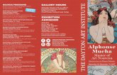 NOUVEAU PROGRAMS! GALLERY HOURS - Dayton … back into the sumptuous fin-de-siècle era with The Dayton Art Institute’s eagerly anticipated fall exhibition, ALPHONSE MUCHA: MASTER