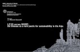 LESS versus MORE: the bivouac as a new poetic for ... student arch. Riccardo Giacomelli LESS versus MORE: the bivouac as a new poetic for sustainability in the Alps AARC - University