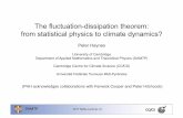 The fluctuation-dissipation theorem: from statistical physics … ·  · 2017-05-05The fluctuation-dissipation theorem: from statistical physics to climate dynamics? ... Analogous