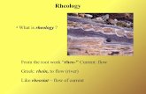 Rheology - California State University, Northridgedsw/lect8_geodyn_deform.pdfElastic materials deform by an amount proportional to the applied stress, ... • What rheology is associated