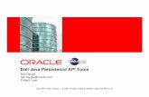 Dali Java Persistence API Tools - Eclipse€¦ ·  · 2017-10-30Dali Java Persistence API Tools Neil Hauge neil.hauge@oracle.com ... • Suitable for use in different modes ... find