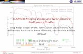 CLARREO Mission Visible and Near-Infrared Radiometry Studies · CLARREO Mission Visible and Near-Infrared Radiometry Studies Greg Kopp, ... limiting factor) ... Radiance attenuation