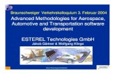 Advanced Methodologies for Aerospace, Automotive and ... · Advanced Methodologies for Aerospace, Automotive and Transportation software ... generation of Control Suspension System