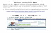 Electronic PA Submission - CCWJC Pharmacy Prior Approval Process.pdfNC Medicaid-Electronic Prior Approval Process (PHARMACY) Management Information System (MMIS) 1 . Beginning July