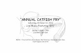 “ANNUAL CATFISH FRY” - club-bellavita.org Fried Catfish, Green Beans, Red Potatoes, Homemade Cole Slaw, Hush Puppies and Drink . Title: Microsoft PowerPoint - Catfish fry Author: