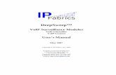 VoIP Surveillence User's Manual - IP Fabrics · Detailed information on how to create SMs, SM actions, and creating surveillance assemblies ... VoIP Controller/Content Surveillance