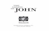The Gospel of JOHN - NLT Blog · The Gospel of John stresses the divinity of Christ and provides us with an interpretation of his life. He is explained by such metaphors as light,