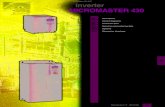 AG Inverter MICROMASTER 430 - lel.hk · Inverter MICROMASTER 430 3/2 Description ... The MICROMASTER 430 in- ... manual/automatic switchover and adapted software func-