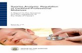 Sunrise Analysis: Regulation of Certified …files.hawaii.gov/auditor/Reports/2017/17-01.pdfSunrise Analysis: Regulation of Certified Professional Midwives A Report to the Governor