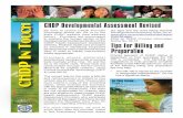 Spring/Summer 2010 CHDP Developmental Assessment Revised · • CHDP Developmental Assessment Revised ... Character Recognition (OCR) ... had dropped to 7 mcg/dl.