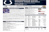 INDIANAPOLIS COLTS WEEKLY PRESS · PDF fileINDIANAPOLIS COLTS (3-3) VS. ... played wide receiver for the Colts from 1988-1993. ... most division titles of any NFL team during that