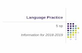 Language Practice - Startsidausers.abo.fi/mgill/Language Practice 2018-19.pdf · folders of language practice reports in the computer bay. Finding a job abroad ...
