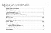 Palliative Care Symptom Guide · When titrating or changing opiate dose, ... 15, 30 mg) OxyIR Caps (5 mg) OxyContin Tabs (q12hr) (10, 15, 20, 30, 40, 60, 80 ... Palliative Care Symptom