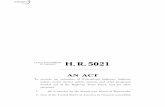 H. R. 5021 - GPO€¦ · 2D SESSION H. R. 5021 AN ACT ... 7 Congress finds that— 8 (1) ... 11 ment innovative solutions, while also maintaining the