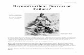 Reconstruction: Success or Failure? - Mrs. Shar's …mrsshar.weebly.com/.../reconstruction_success_dbq.pdfReconstruction DBQ 1 Reconstruction: Success or Failure? Overview: The twelve
