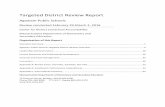 Targeted District Review Report - Mass.gov · Targeted District Review Report ... and to use data to ... Agawam Public Schools District Review. 5 . team collected data using an instructional