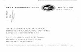 THE EFFECT OF AURORAL BREMSSTRAHLUNG ON THE LOWER IONOSPHERE ·  · 2013-08-31THE EFFECT OF AURORAL BREMSSTRAHLUNG ON THE ... THE EFFECT OF AURORAL BREMSSTRAHLUNG ON THE LOWER IONOSPHERE