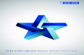 BSL Annual Report 2016 - Bombay Stock Exchange | BLUE STAR LIMITED Dear Shareholder, 2015-16 was a year of consolidation and transition for Blue Star. ‘Consolidation’ refers to