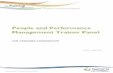 People and Performance Management Trainer Panel · TTC People and Performance Management Trainer Panel 2016 ... access to our on-line booking system ... TTC People and Performance