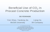 Beneficial Use of CO in Precast Concrete Production Library/Events/2012/Carbon Storage RD...in Precast Concrete Production ... To develop a carbonation process to replace steam curing