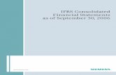 IFRS Consolidated Financial Statements as of September 30 ... · 8 Consolidated Financial Statements Consolidated Balance Sheets As of September 30, 2006 and 2005 (in millions of