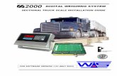 SECTIONAL TRUCK SCALE INSTALLATION GUIDE · The M2000 Digital System provides state of the art lightning surge protection. In ... SECTIONAL TRUCK SCALE INSTALLATION GUIDE ...