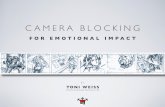 CAMERA BLOCKING Blocking for Emotional... · HOW TO TELL STORIES WITH A CAMERA WORKSHOP OVERVIEW PART 2 • CAMERA MOVEMENT & EMOTION: moves are feelings • BLOCKING, ANGLES & FRAMING: