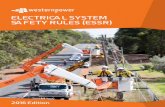 Electrical System Safety Rules (ESSR) - Western Power · The Electrical System Safety Rules (ESSR) ... Power’s electricity network is operated and maintained in accordance . 1 ...