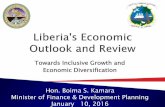 Towards Inclusive Growth and Economic Diversification Lib-US Trad… · Towards Inclusive Growth and Economic Diversification ... 1 Amended section 16 of the Liberia revenue code
