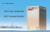 PICC P&C (2328.HK) 2017 Annual Results written premiums of RMB350.31bn, a YoY growth of 12.6%, incremental premiums ranked No.1 in the market, market share of 33.1% 1 Underwriting