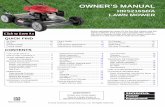 OWNER’S MANUAL - American Honda Motor Companycdn.powerequipment.honda.com/pe/pdf/manuals/00X31VG3L020.pdfOWNER’S MANUAL HRS216SDA LAWN MOWER Before operating the mower for the