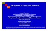 All Science is Computer Science! - cs.iastate.eduhonavar/computer-science-education.pdf · • Teaching the mathematical foundations of computer science - theory of computation, logic,