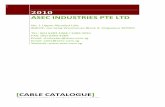 ASEC INDUSTRIES PTE LTDasec.com.sg/wp-content/uploads/2016/01/industrial-Marine_Cables.pdf · Specification subject to change without prior notice u ASEC INDUSTRIES PTE LTD No. 1